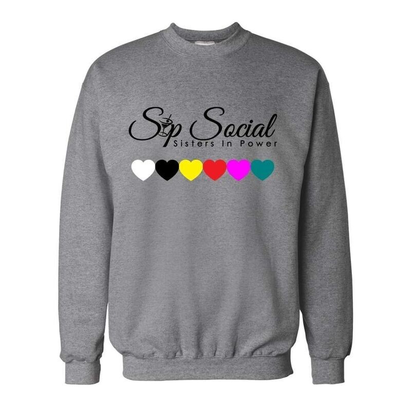 SIP Social Heart Collection- Sweatshirt