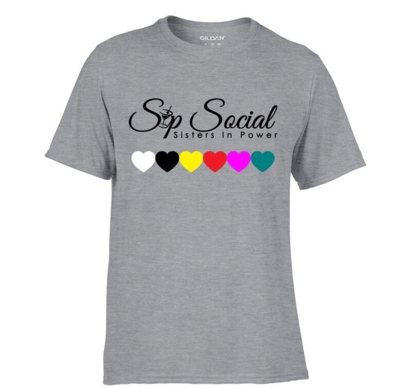 SIP Social Heart Collection T- Shirt