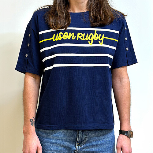 Tee shirt raye femme sale