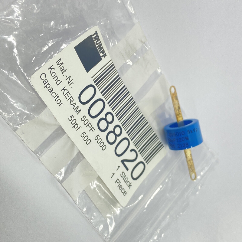Capacitor 50pf 5000V tof 16x10