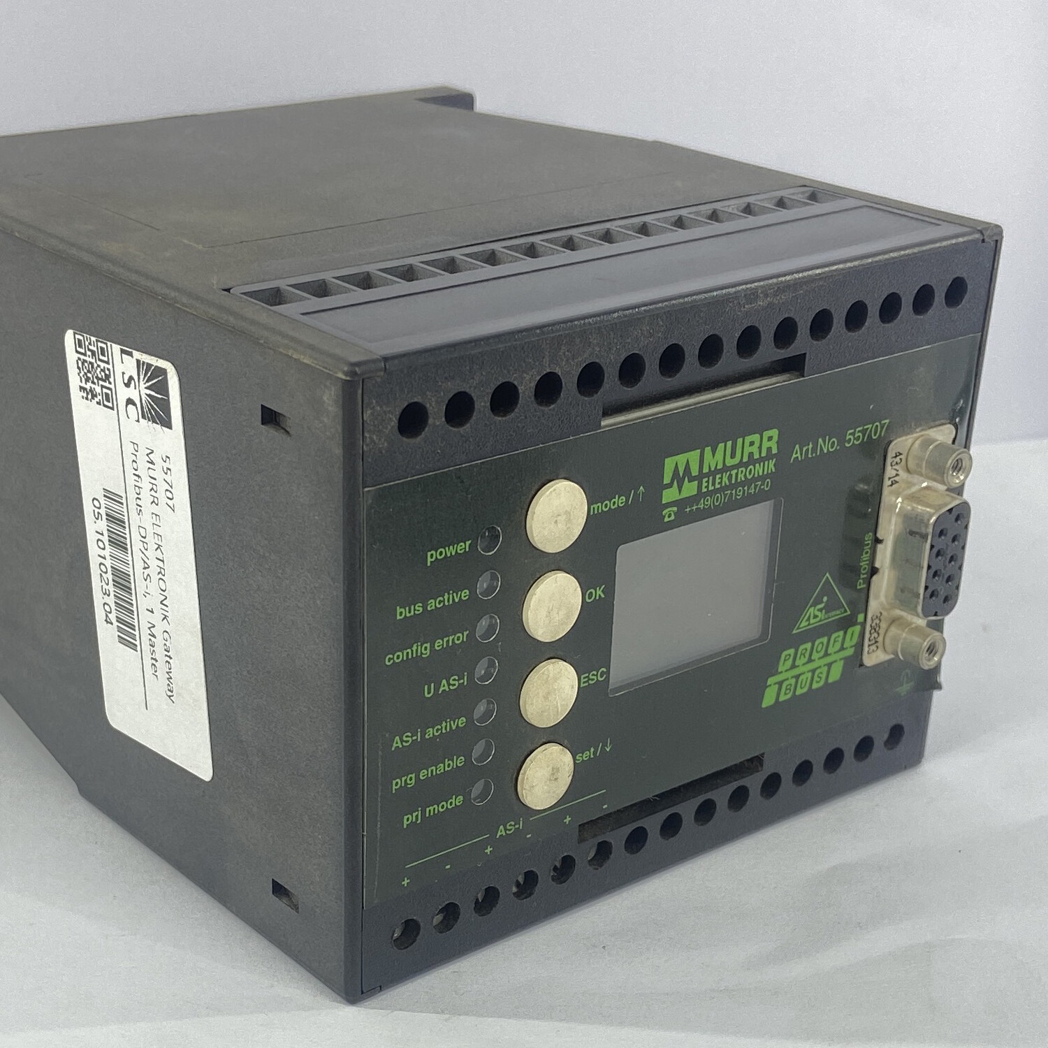 MURR ELEKTRONIK Gateway ASi Profibus-DP/AS-i, 1 Master