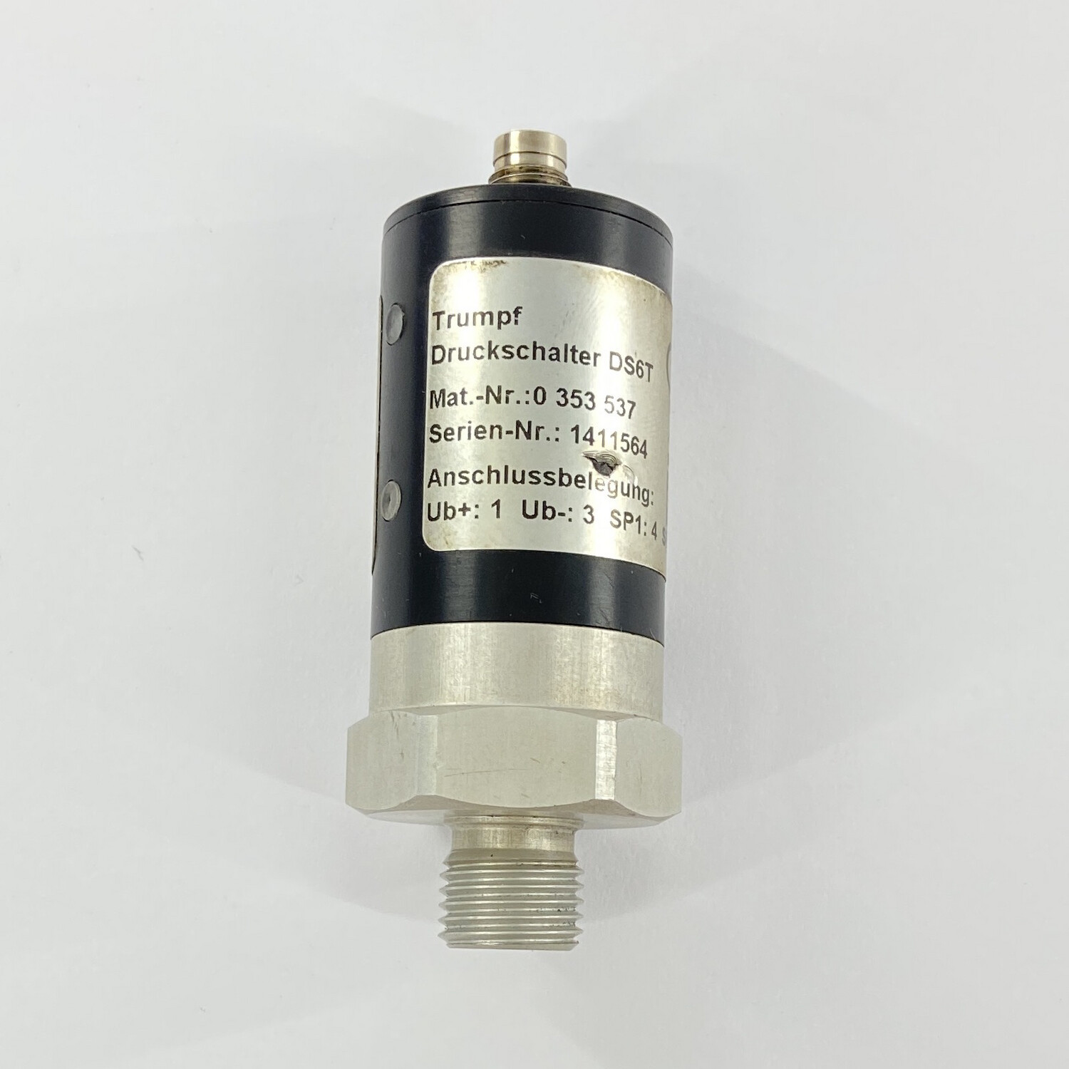 Pressure switch DS 6T (fuer N2)