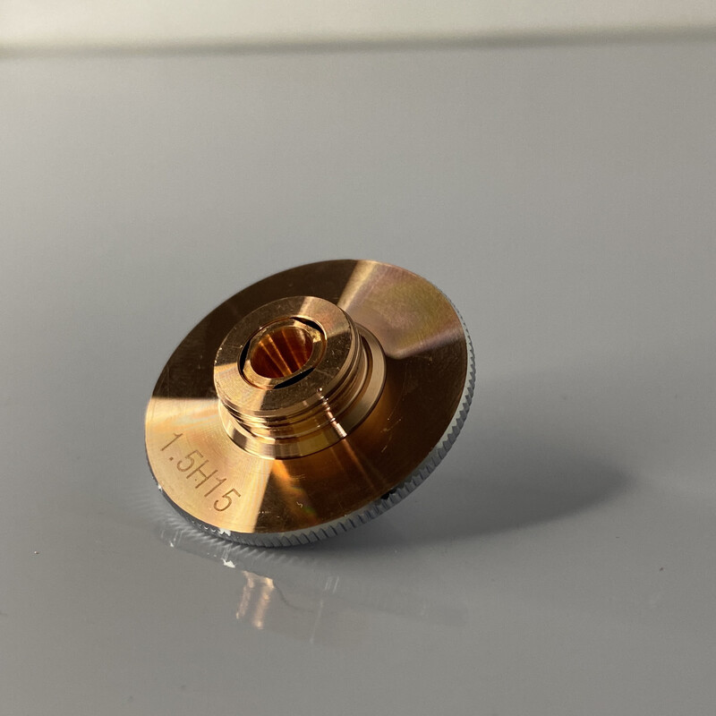 Laser nozzle D1.5 D32 M14 H15 Double layer