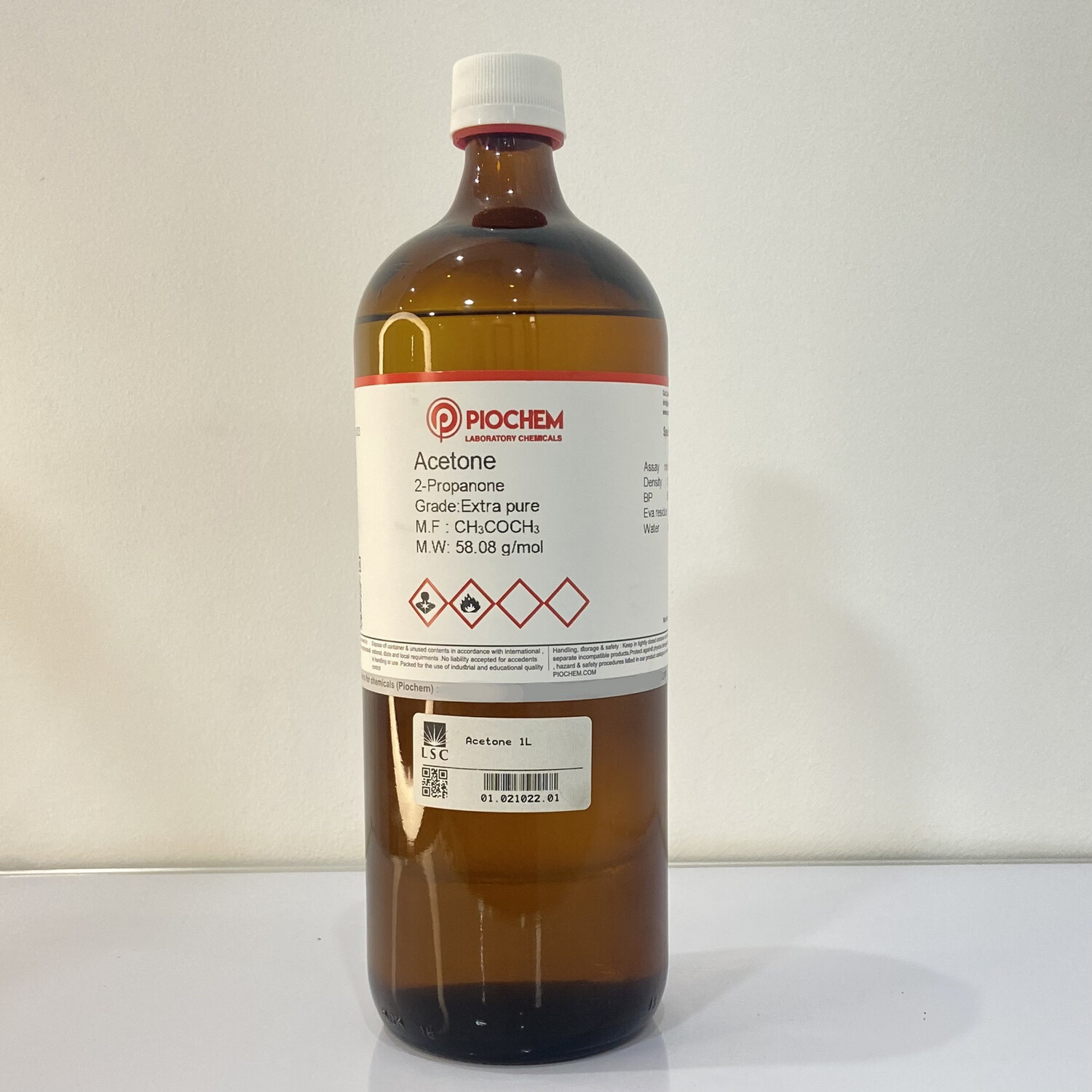 Acetone Purity 99.3% 1 Liter