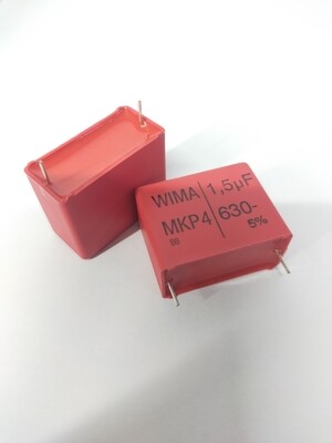 Capacitor-WIMA MKP4 1.5uF (1.5µF 1,5uF) 630V 5% pitch:27.5mm-2pcs