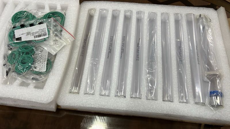 ES quartz tube cpl. 4-6KW+V3 ( single quartz tube )