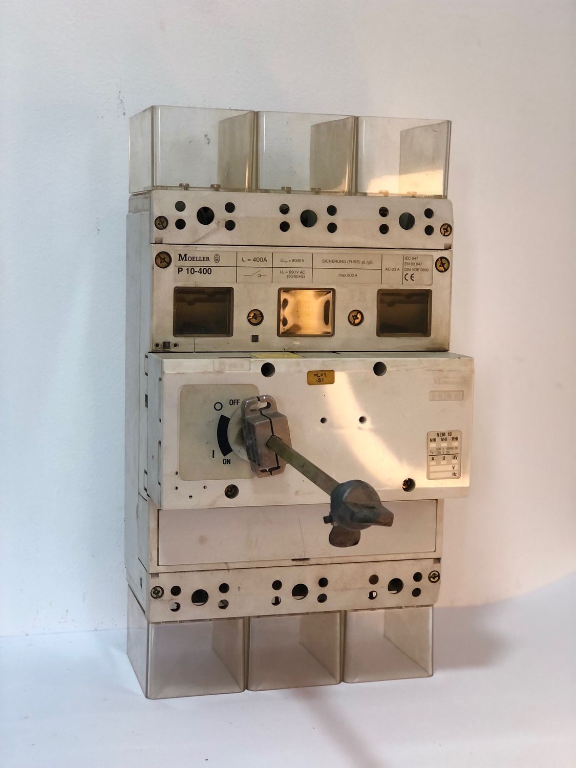 KÖCKNER MOELLER P10-400 + D-NZM10 POWER SWITCH