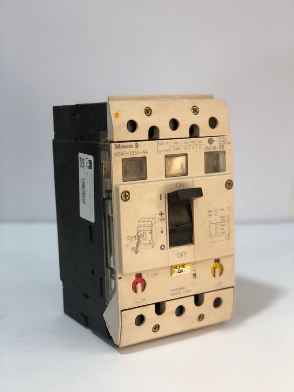 MOELLER NZM7-125S-NA CIRCUIT BREAKER 150A 600V 80-125A