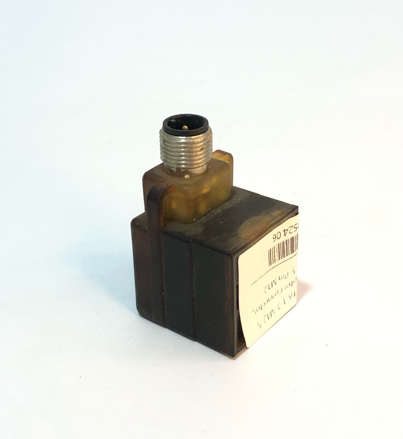 Lumberg VAD 1A-1-3-M12-5 DIN Valve Adapter Connector, 4A 24VAC/DC, 5-Pin M12