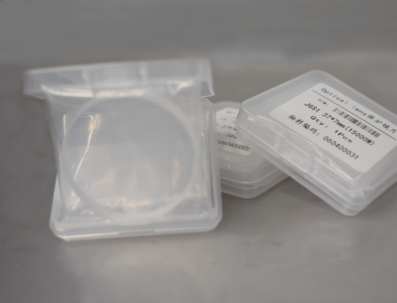 Protective Lens 37X7mm, 15kw, JGS1