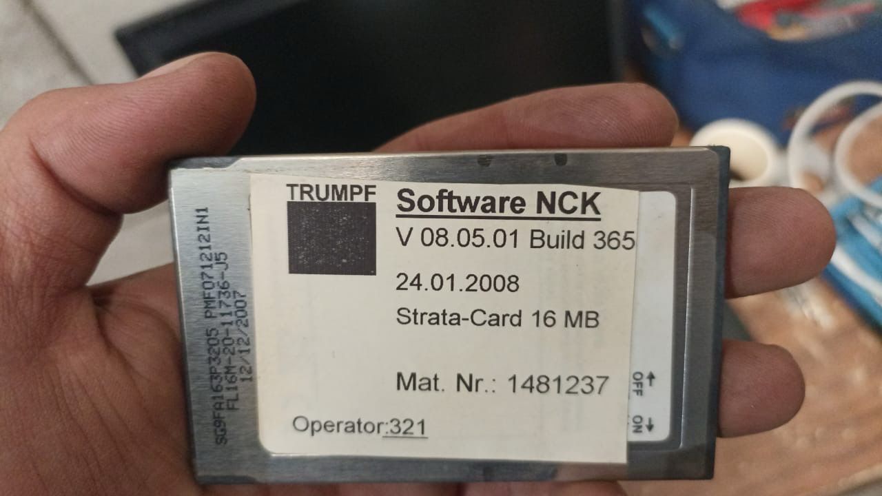 ​NCK Software V08.05.01 Build 365 Mat.no 1481237