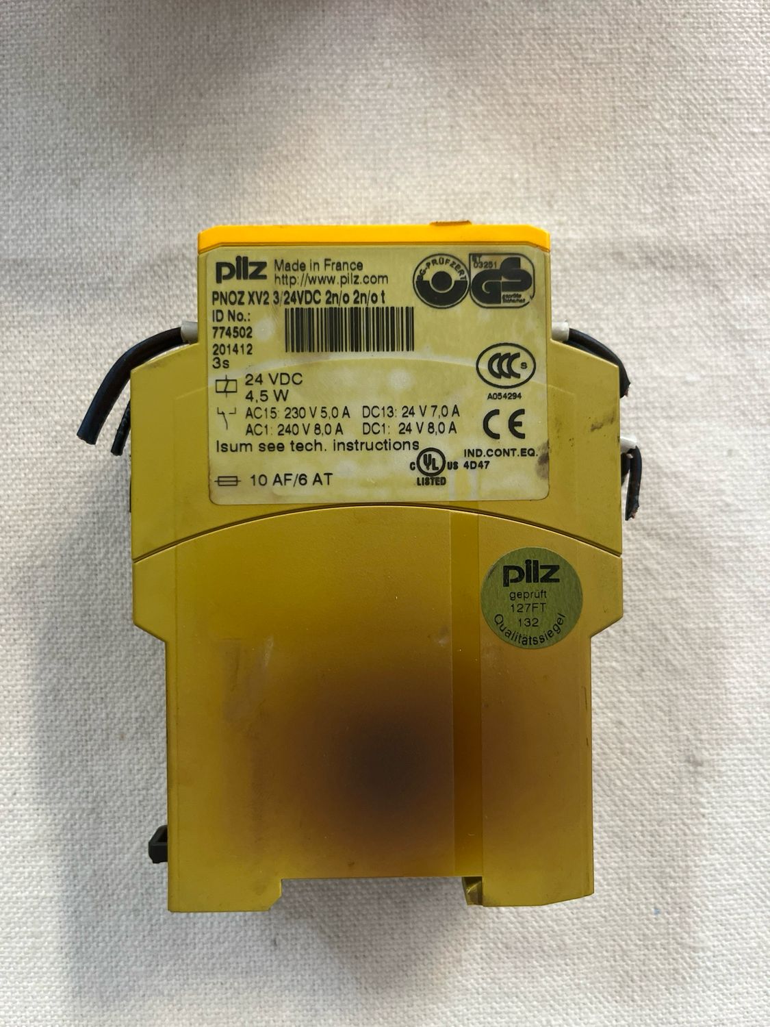 PILZ PNOZ XV2 ID No. 774502