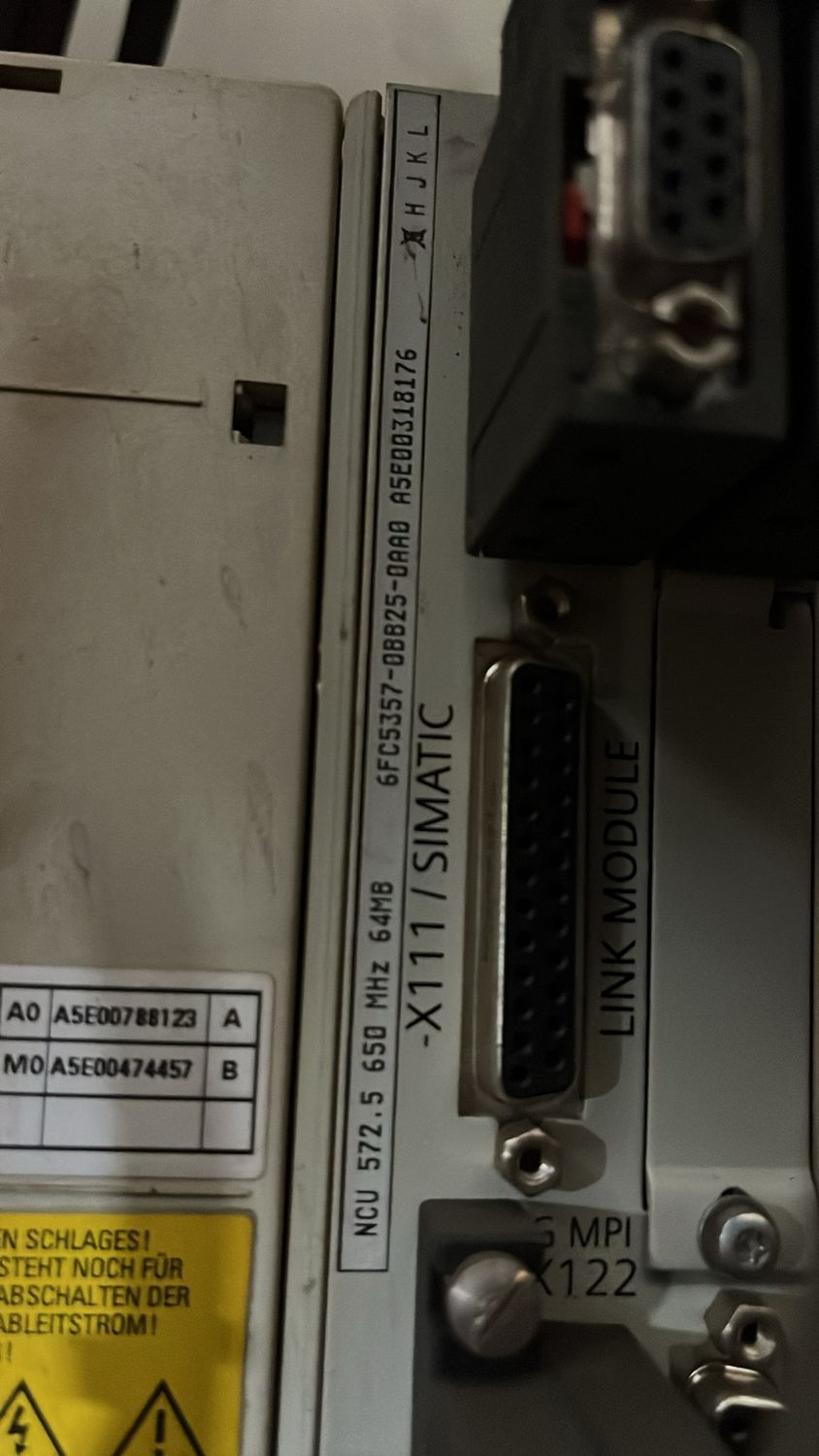 SIEMENS NCU 572.5 650 MHz 64MB 6FC5357-0BB25-0AA0 A5E00318176