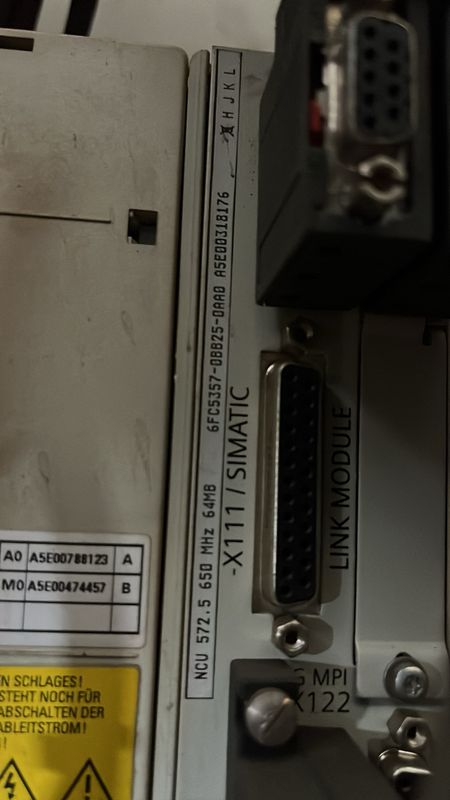 SIEMENS NCU 572.5 650 MHz 64MB 6FC5357-0BB25-0AA0 A5E00318176