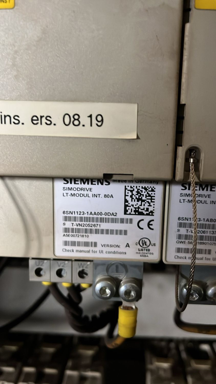 SIEMENS SIMODRIVE LT-MODUL INT. 80A 6SN1123-1AA00-0DA2