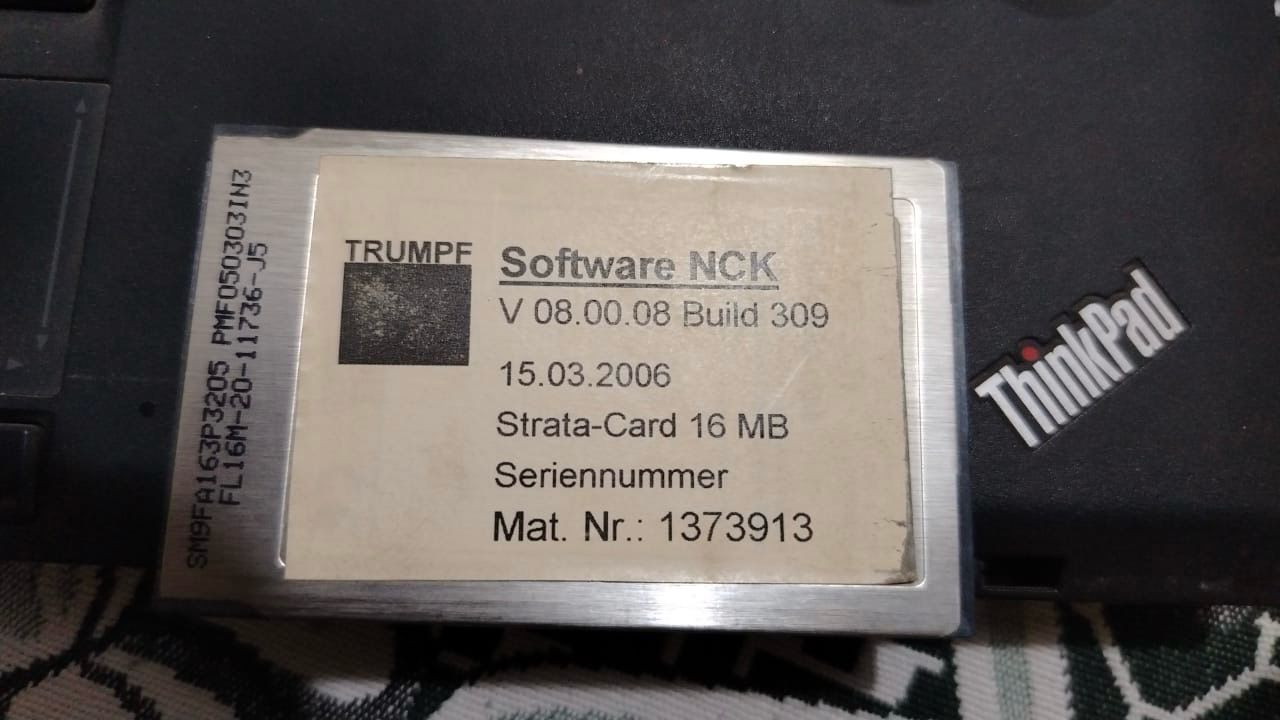 NCK Software V08.00.08 Build 309 15.03.2006 Mat.no 1373913