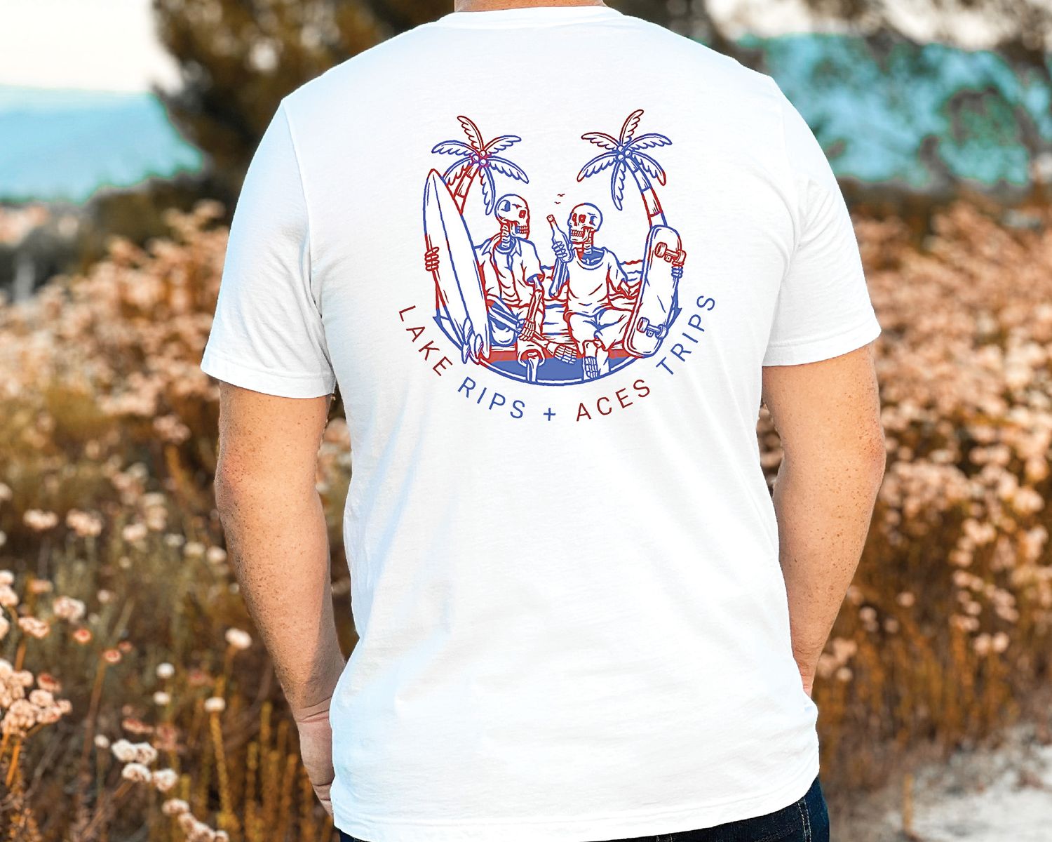 Lake Rips &amp; Aces Trips - Aces Bar &amp; Grill Tee