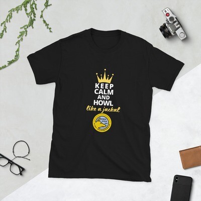 World Jackal Day - "KEEP CALM and howl like a jackal" (Unisex T-Shirt)