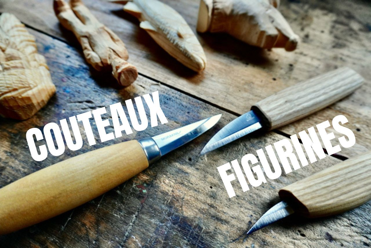 Couteau De Sculpture Sur Bois Knott's Knives Modèle 3L (Courbe Gauche) - Occasion