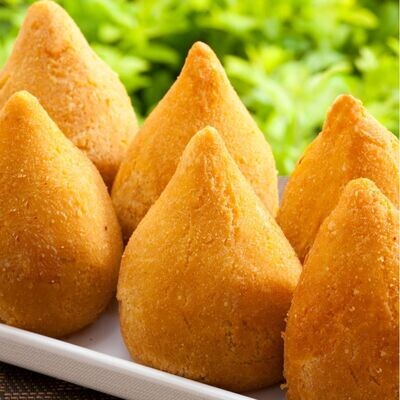 Coxinha Party Size 45g - Brazilian Chicken Croquette 100 uni