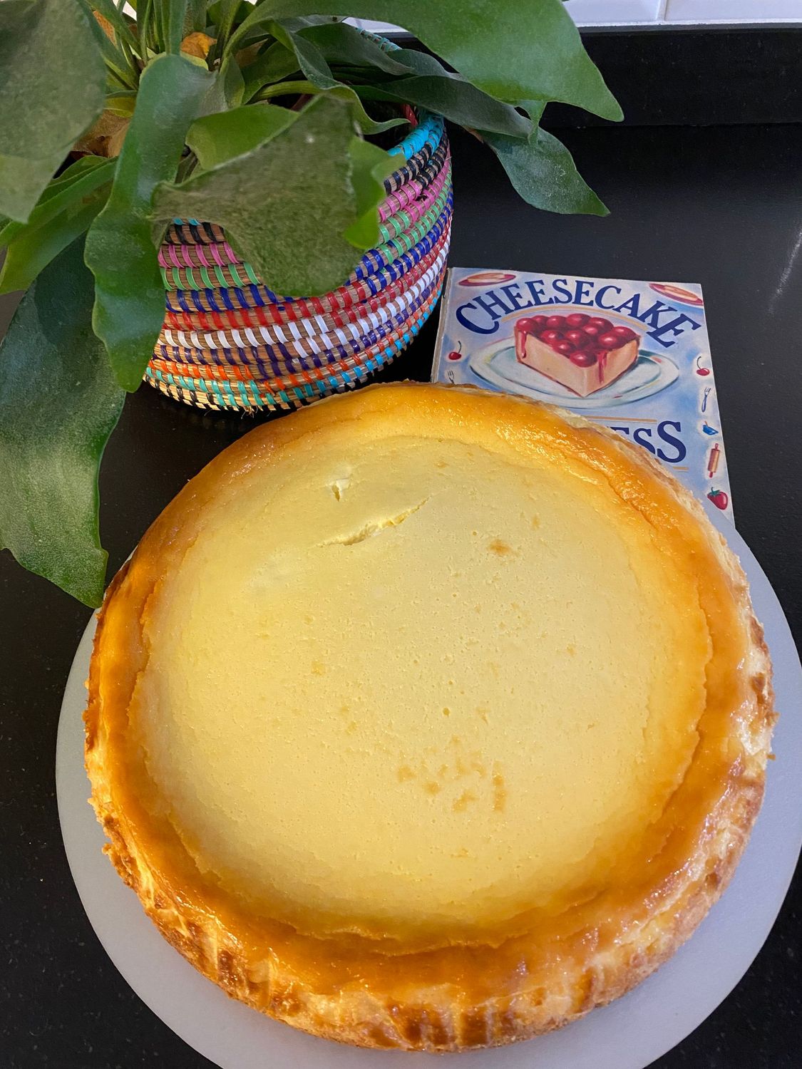 Mum’s NY baked cheesecake