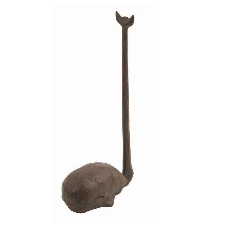 Whale PT TP Holder - Cast Iron
