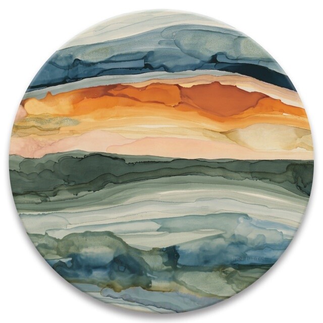Watercolor Coaster - Round