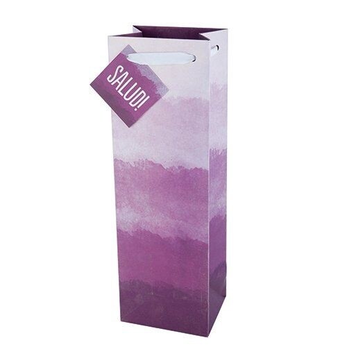 Ombre Dip Dyed Wine Bag Purple