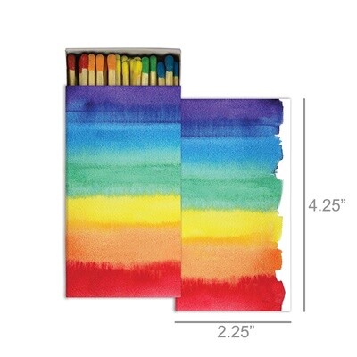 Watercolor Rainbow Matches