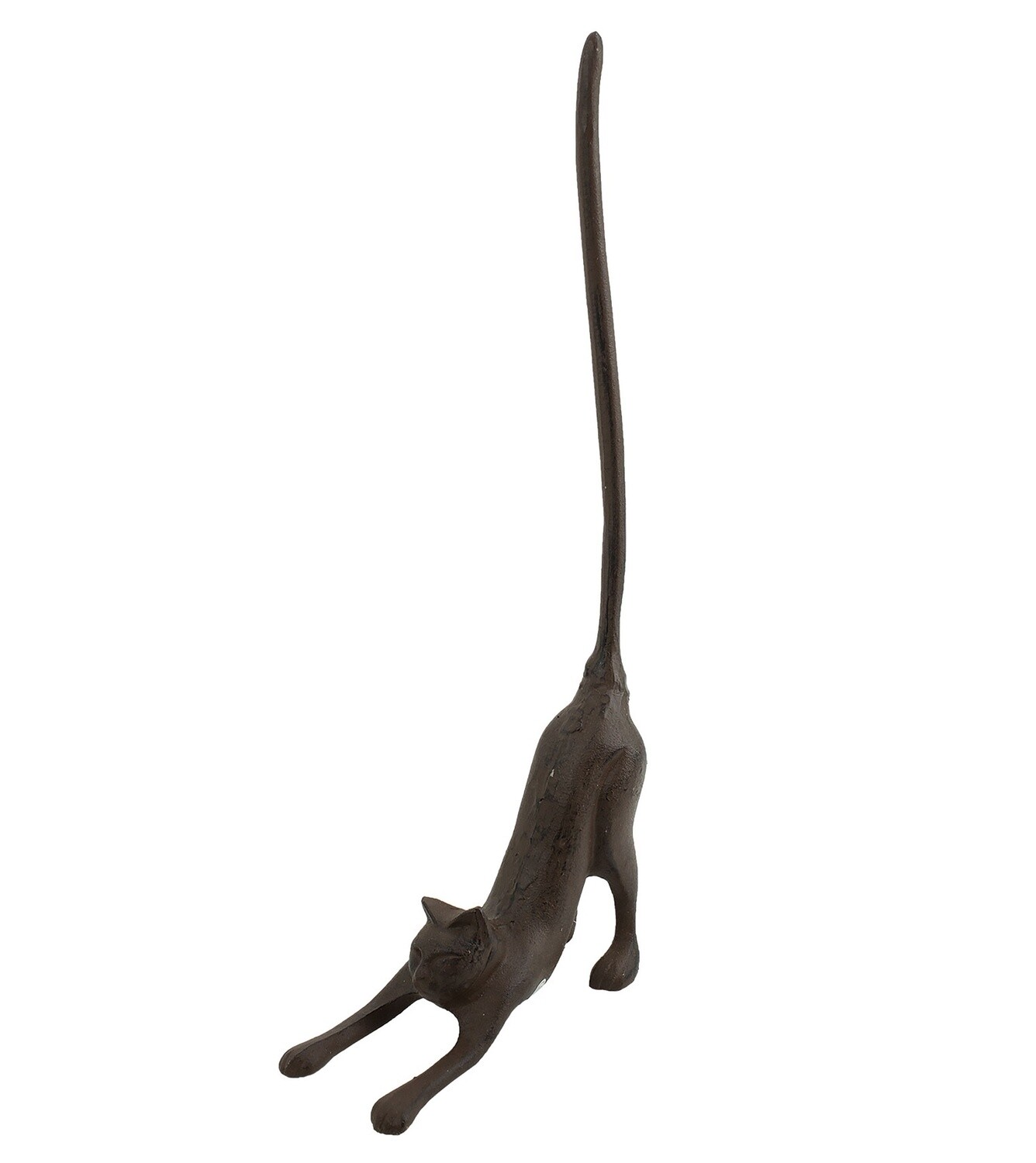 Stretching Cat PT TP Holder - Cast Iron