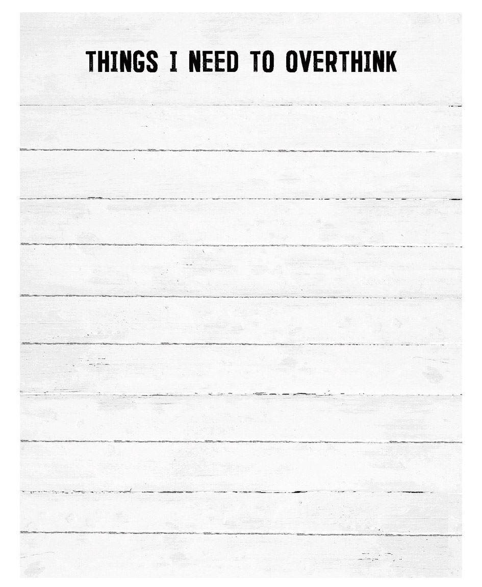 Overthink Notepad