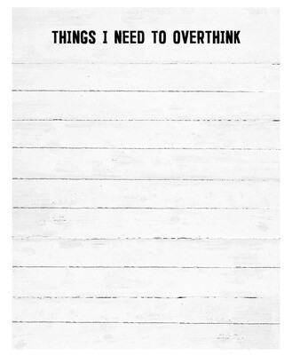 Overthink Notepad