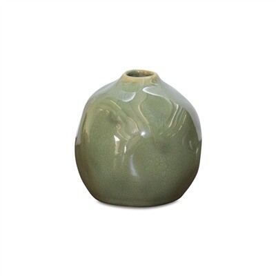 Organic Shaped Sage Vase