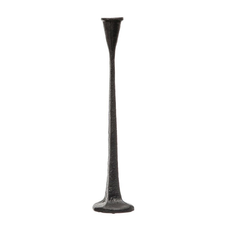 Four Side Cast Iron Candlestick
