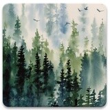 Tree Line Coaster - Square