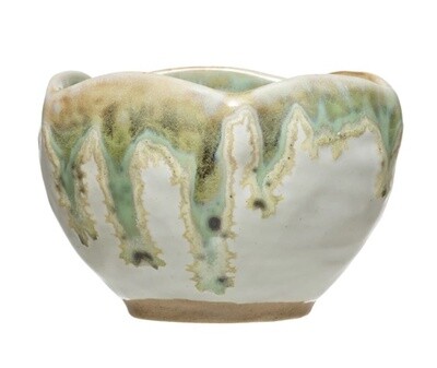 Pentagon Reactive Glaze Bowl