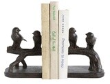 Birds on Branch Bookend