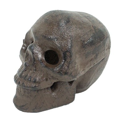 Skull Cast Iron Trinket Box