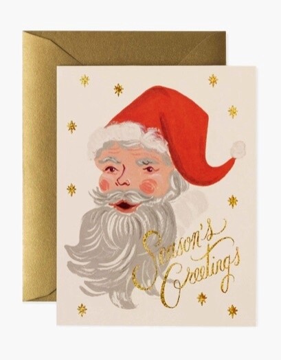 Greetings from Santa Card