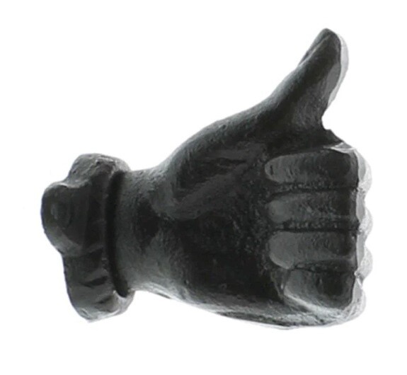 Thumbs Up Hook - Cast Iron