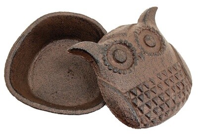Owl Trinket Box - Cast Iron