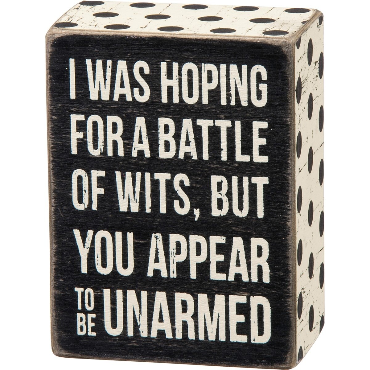 Box Sign - Battle of Wits