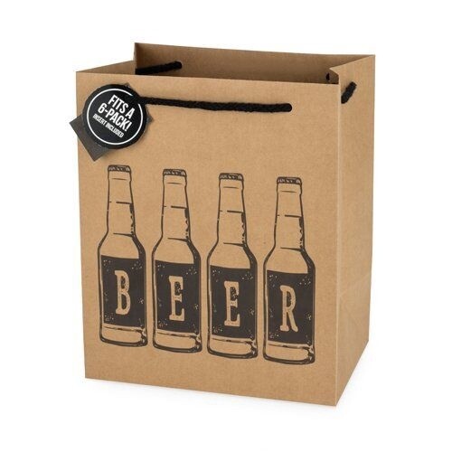 BEER 6 Pack Gift Bag