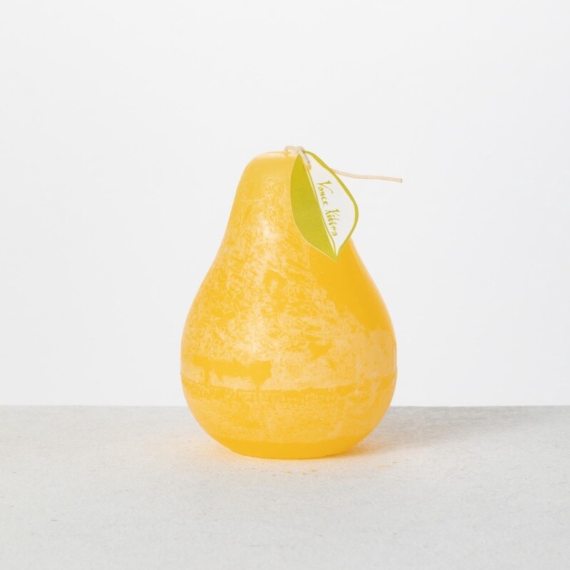 Timber Pear Candle Pale Yellow