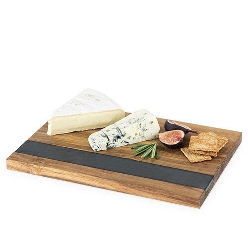 Wood with Slate Cheese Board