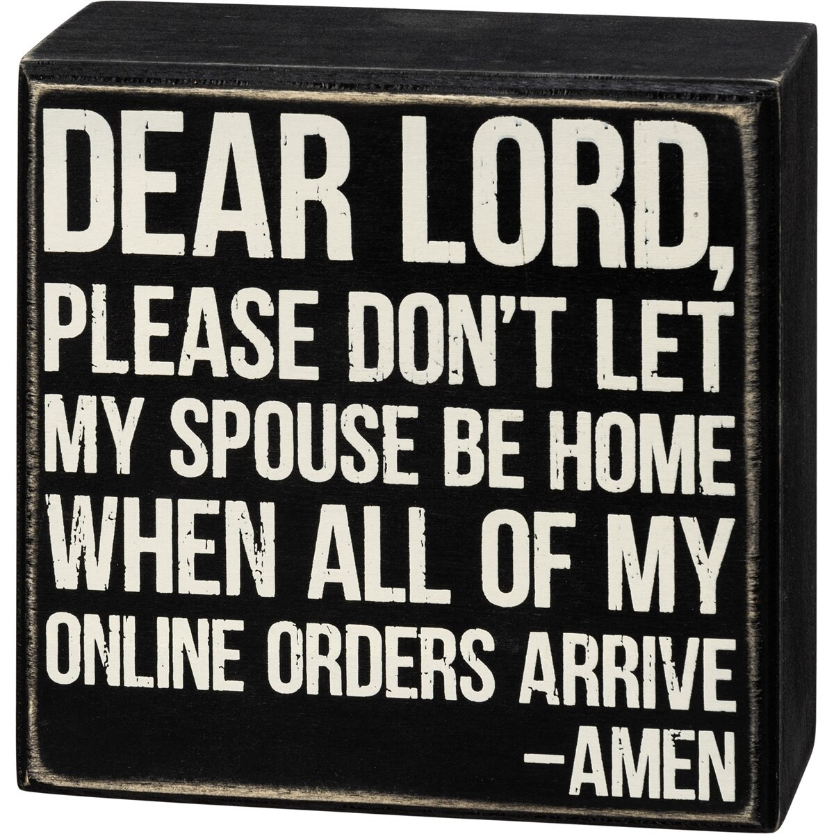 Box Sign - Online Orders, Amen
