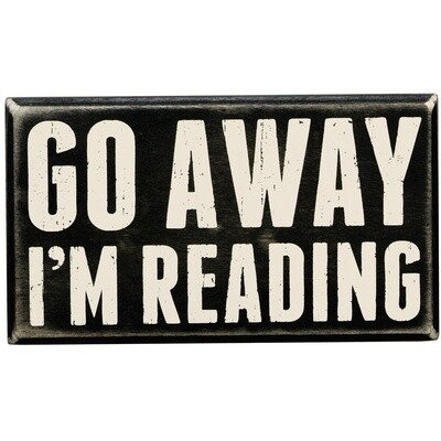 Box Sign - I&#39;m Reading