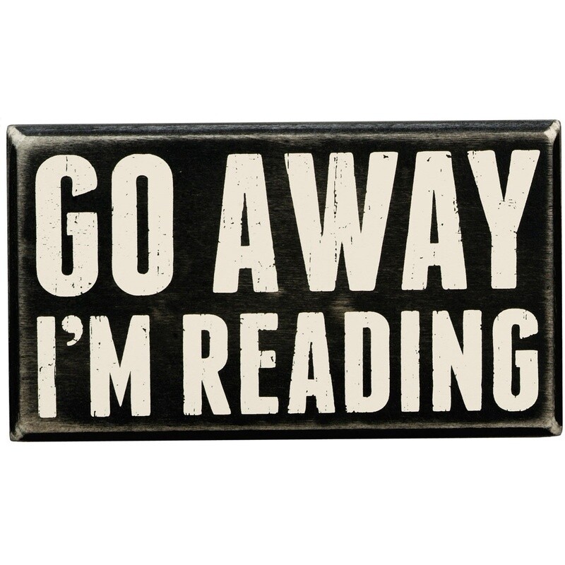 Box Sign - I&#39;m Reading