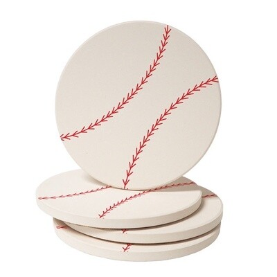Baseball Coaster - Round