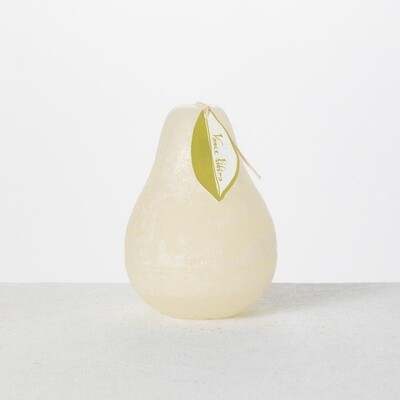 Timber Pear Candle Melon White